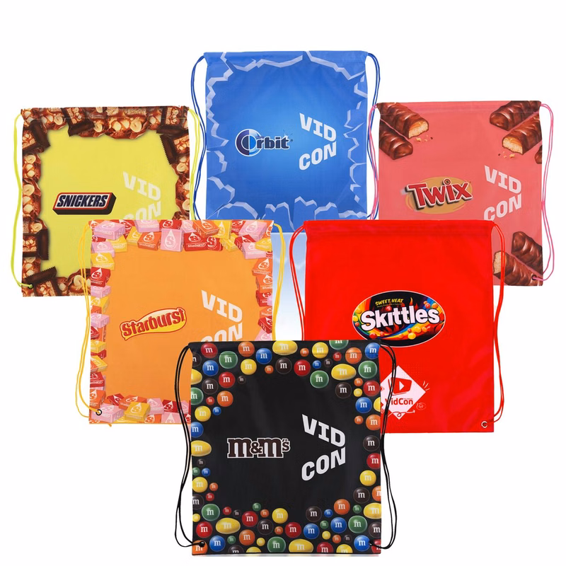 Top-Notch Full-Color Sublimated Drawstring Backpack Cinch Bag 15"x17"