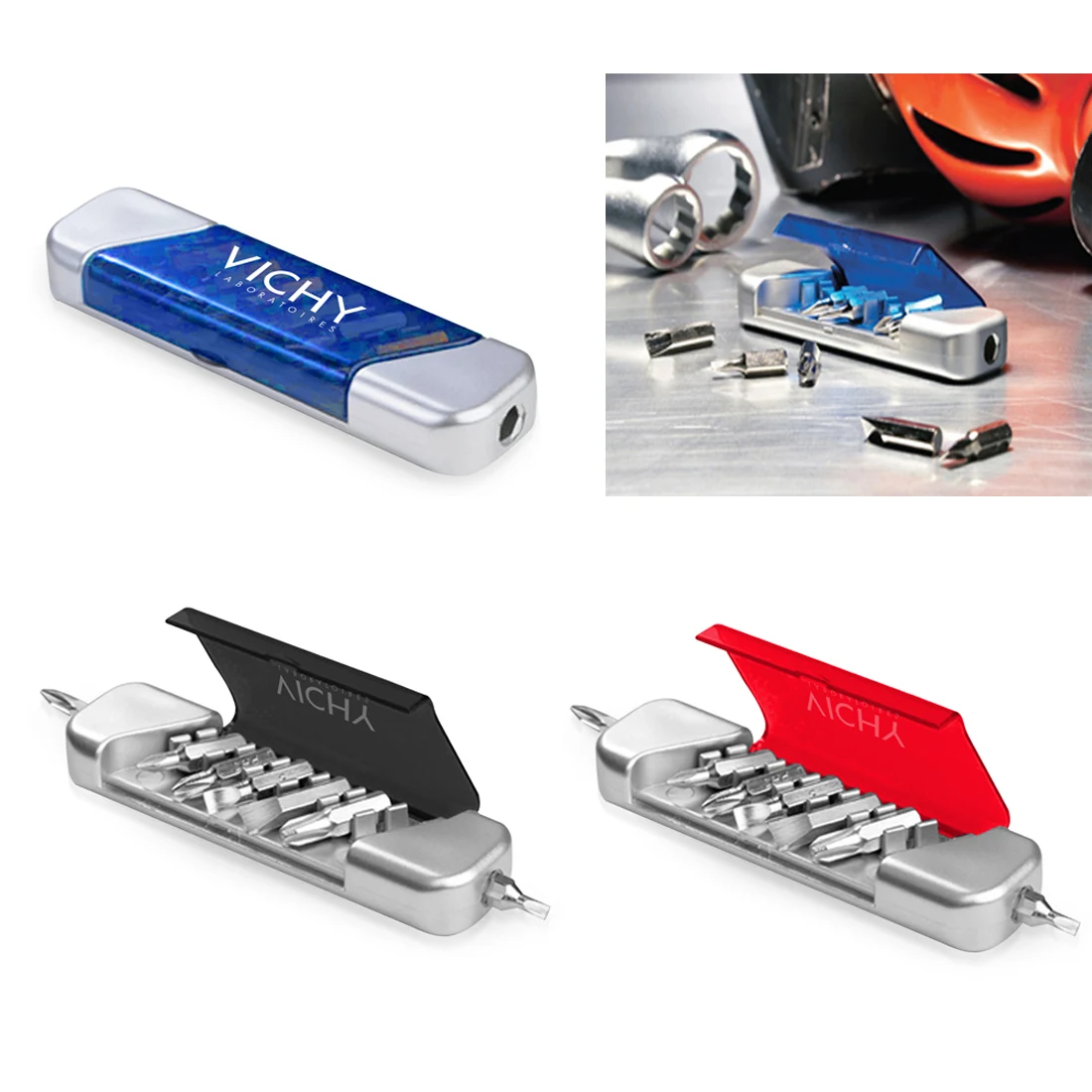 Compact Screwdriver Set W/ Interchangeable Bits 1