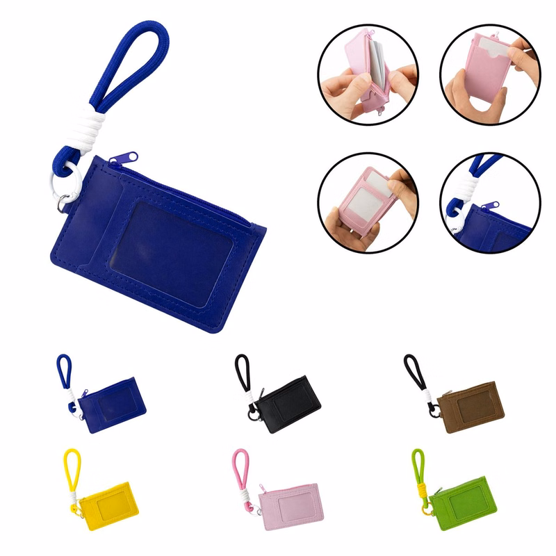 Multi-Compartment PU ID Holder