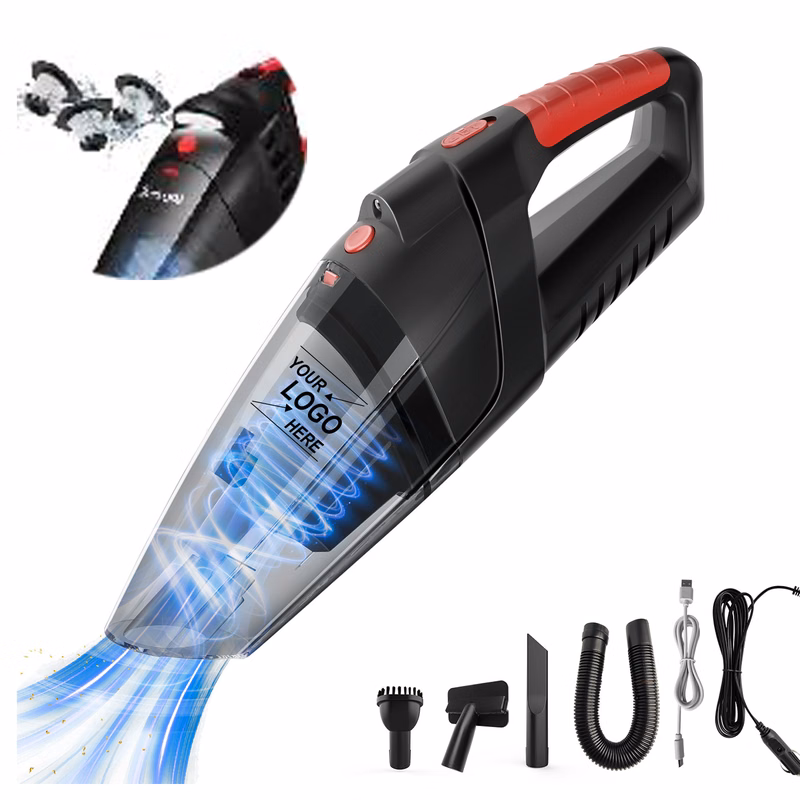 Portable Car Vacuum with LED Light
