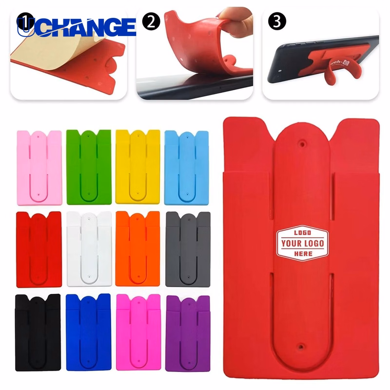 Stick On Phone Wallet Card Holder