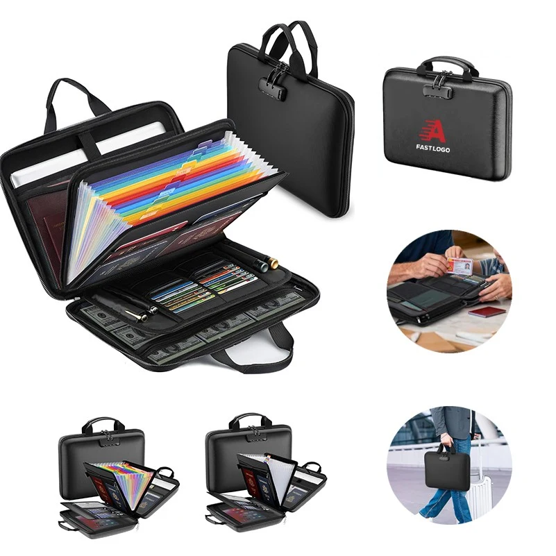 Fireproof File Organizer with Lock 1