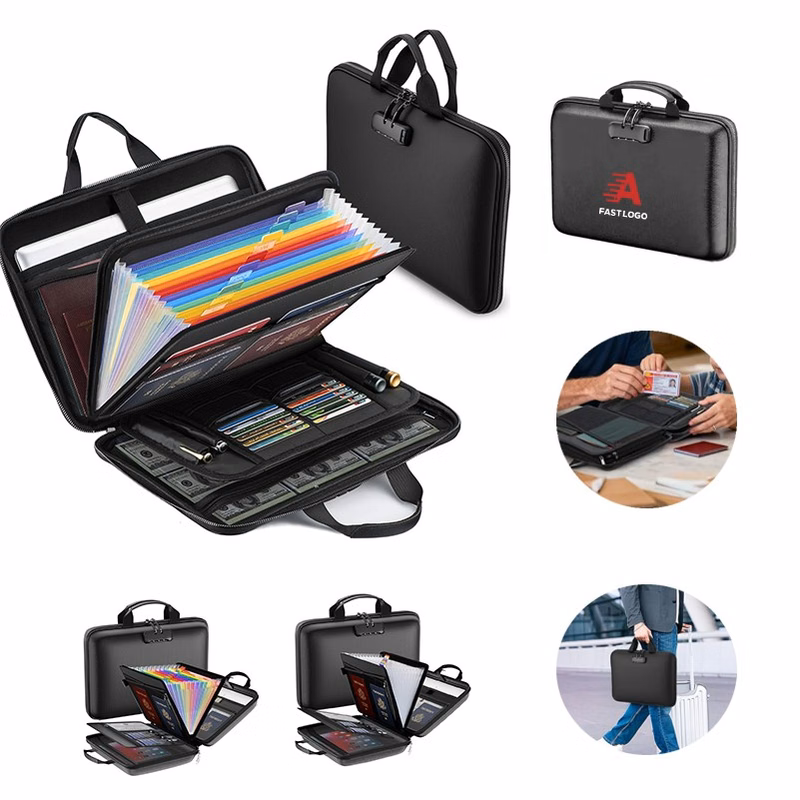 Fireproof File Organizer with Lock