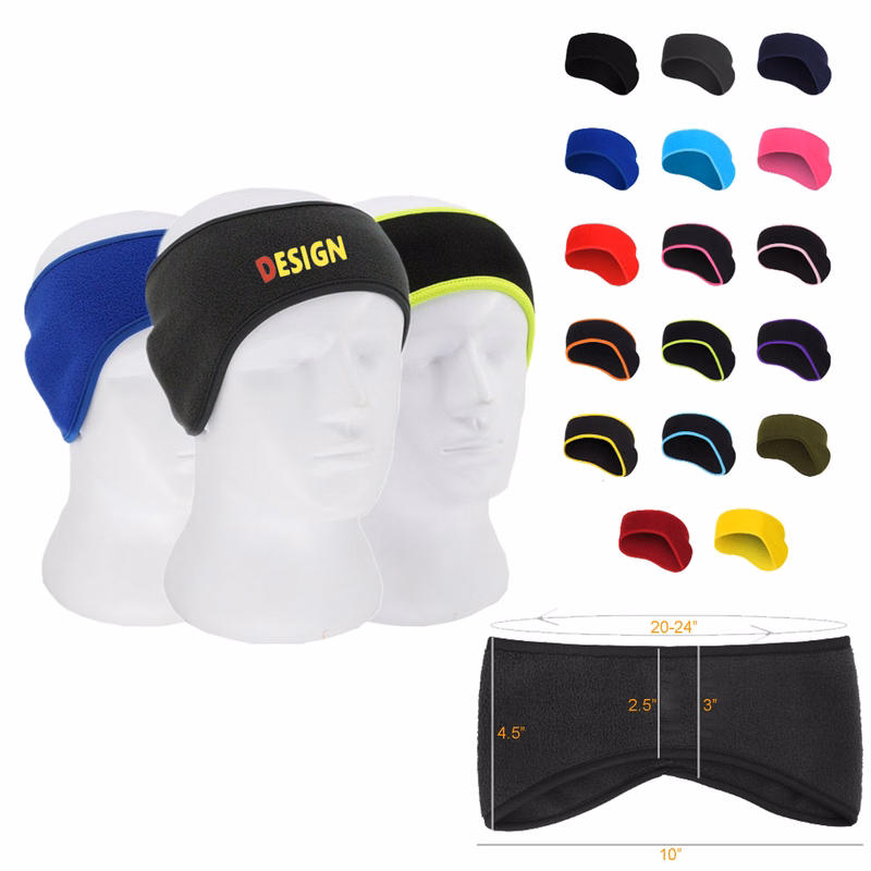 Soft Stretch Fleece Ear Cover Headband
