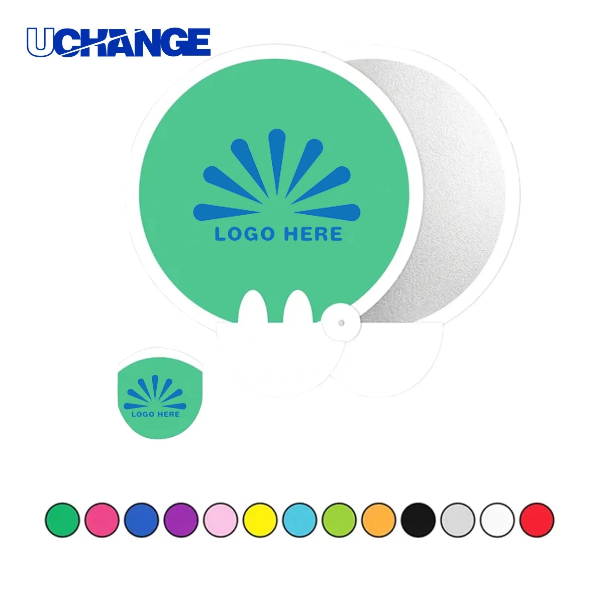 Portable Folding Round Hand Fan 1