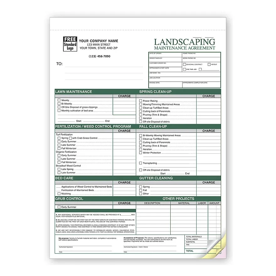 Landscaping Maintenance Agreements 1