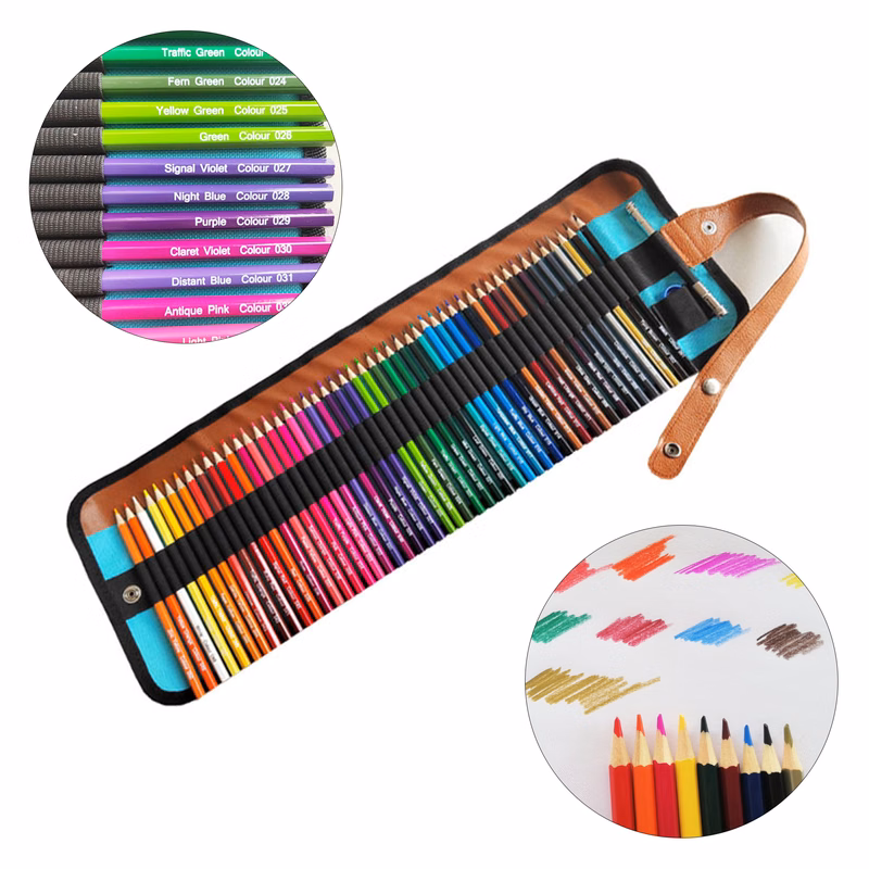 50 colors Professional Colored Pencils Set