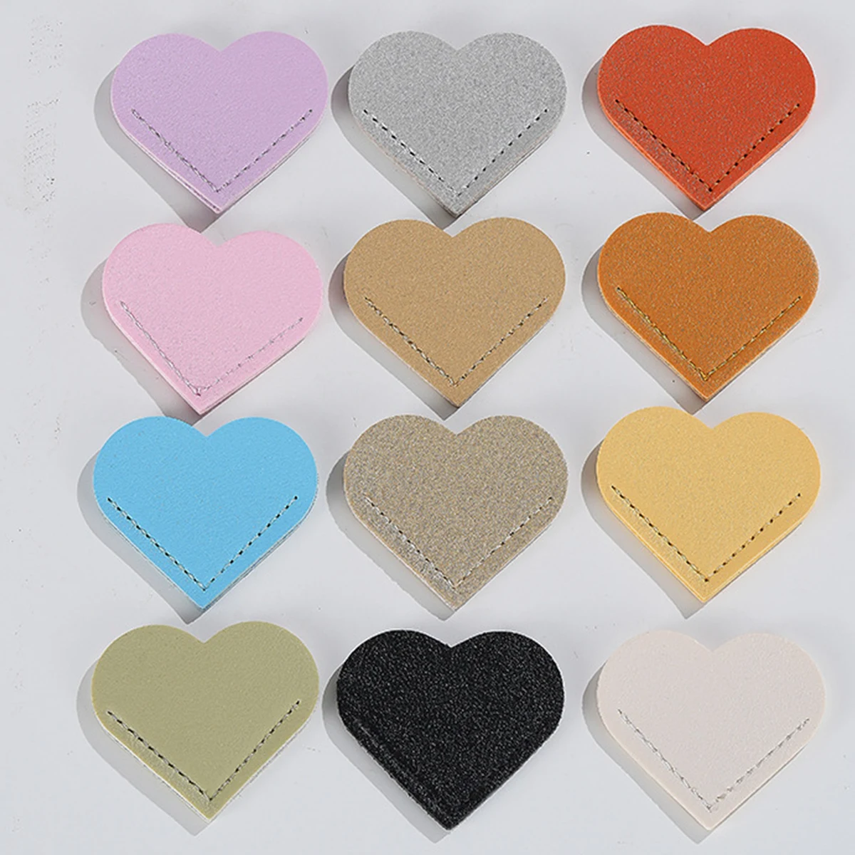 PU Leather Heart Bookmark 1