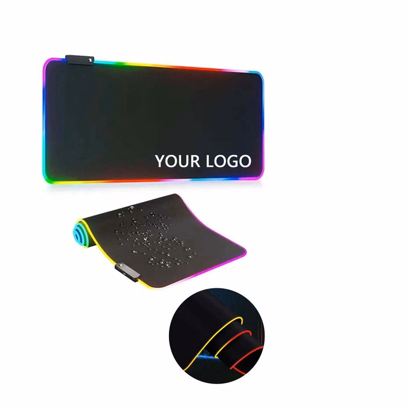 LED Mouse Pad with Button Control Color Switching