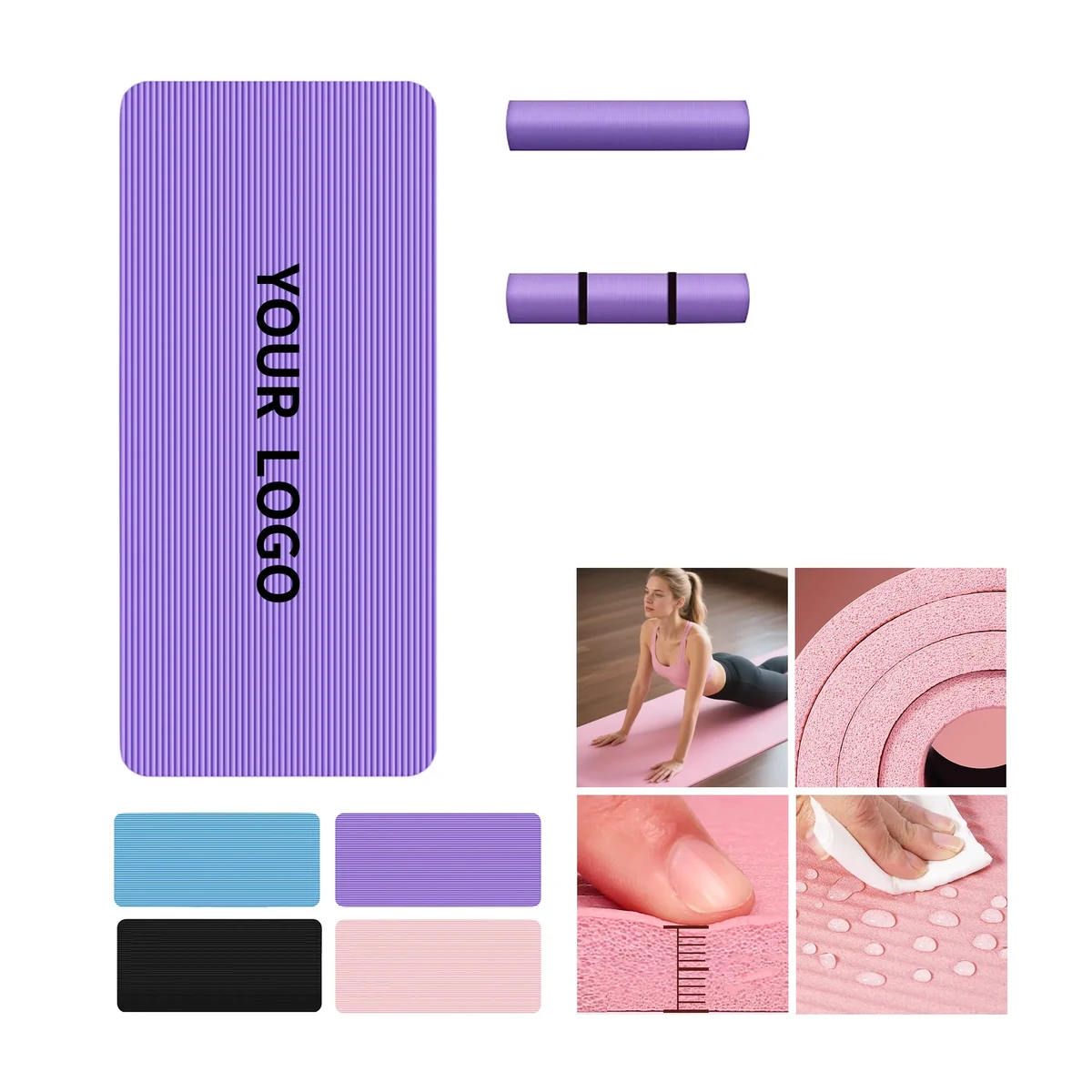 Anti-Slip Thick NBR Yoga Mat 1