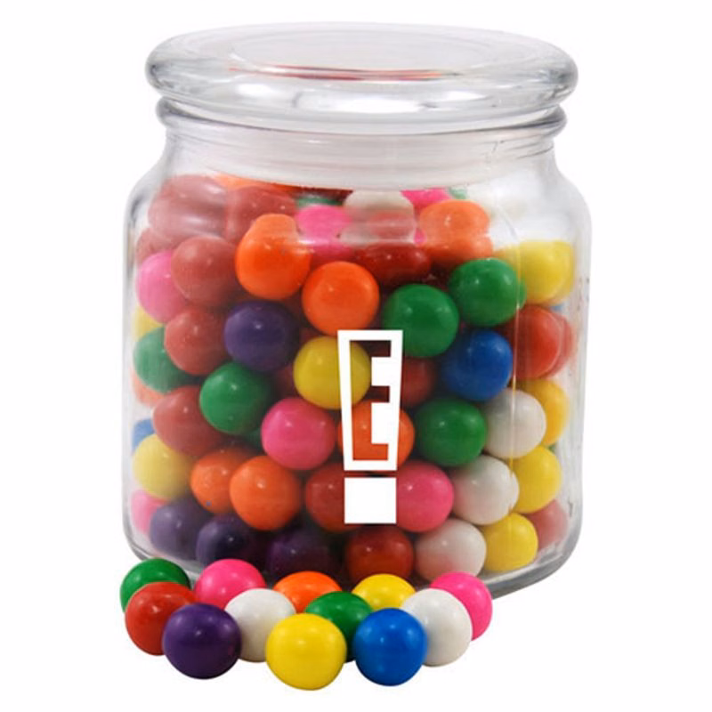 Jar with Gumballs