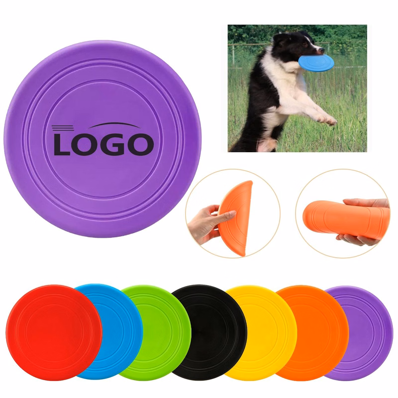 7"Colorful Pet Flying Disc MOQ 20