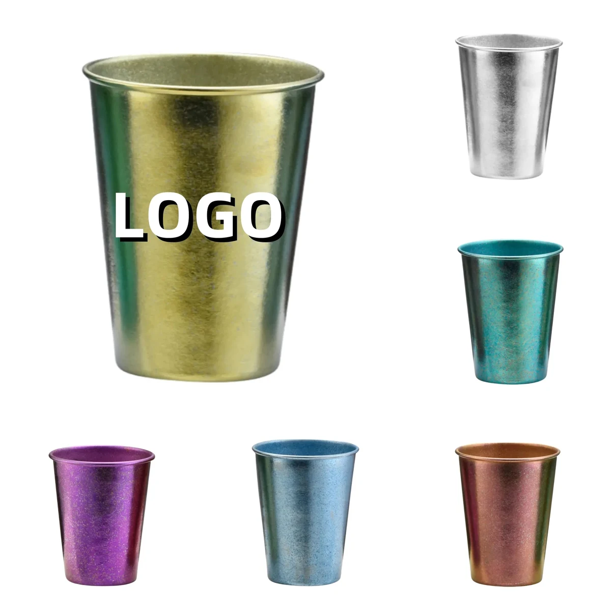 12oz Pure Titanium Single-Layer Shatter-Resistant Cup 1