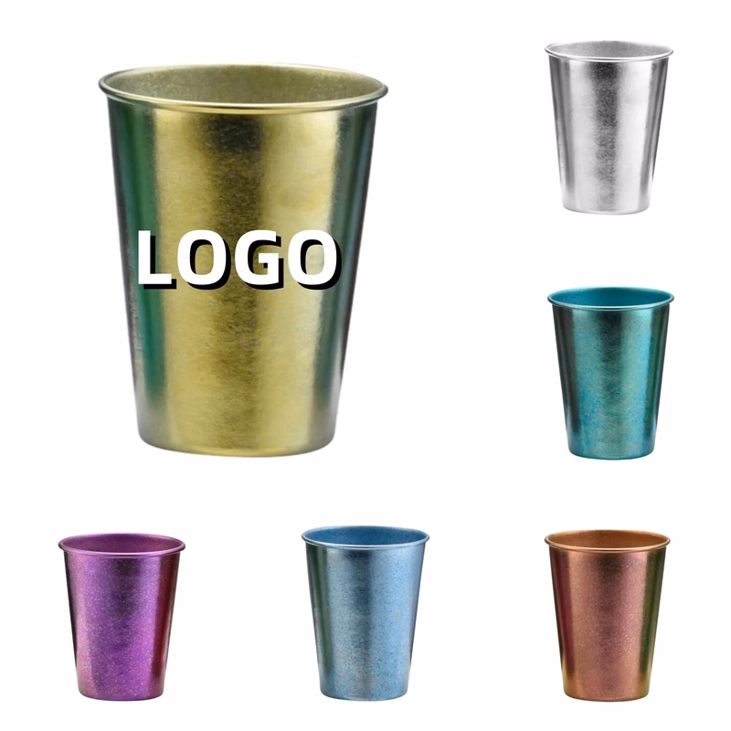 12oz Pure Titanium Single-Layer Shatter-Resistant Cup