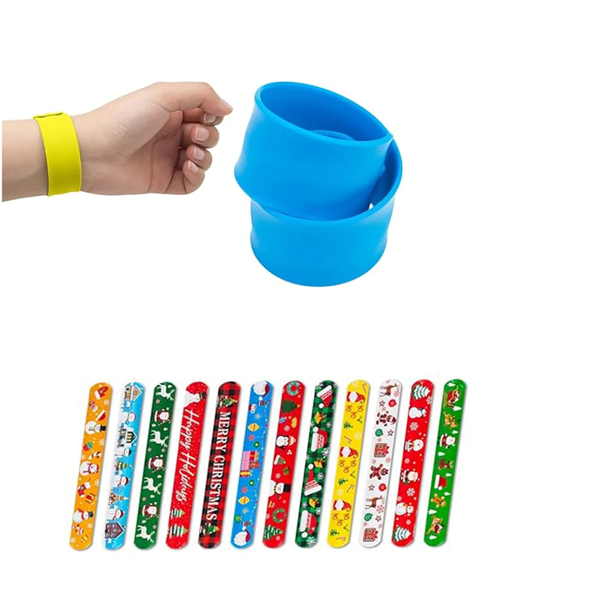 Silicone Personalized Slap Wristband 1