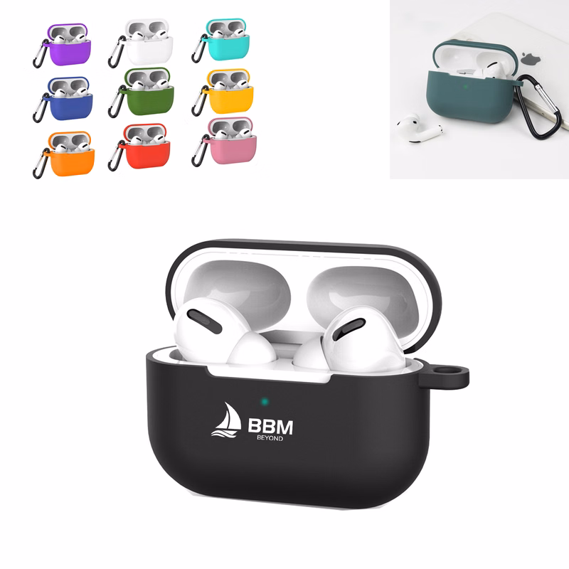 Silicone Earphone Case w/ Carabiner