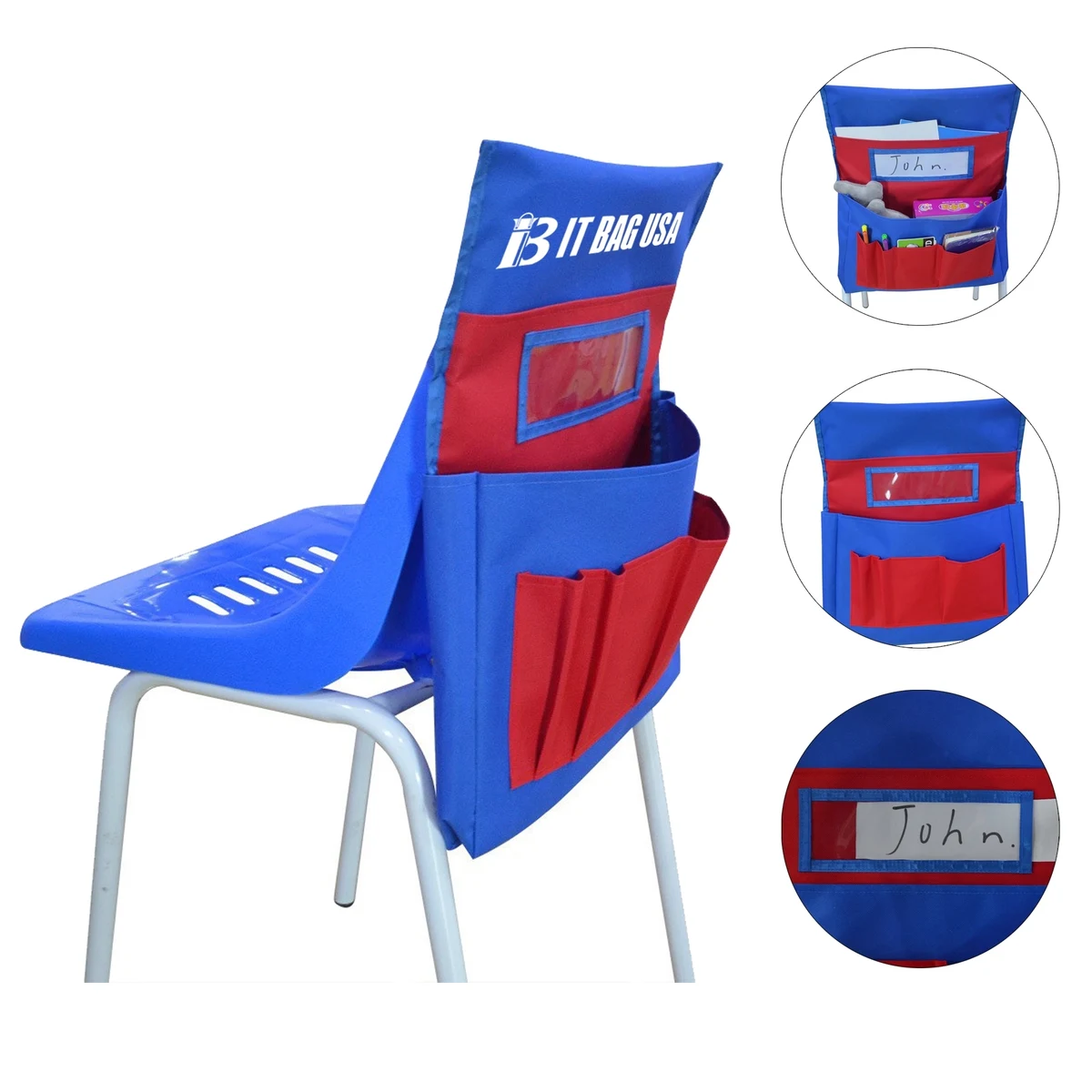 Back Pocket Chair For School Seat With Label Slot 1