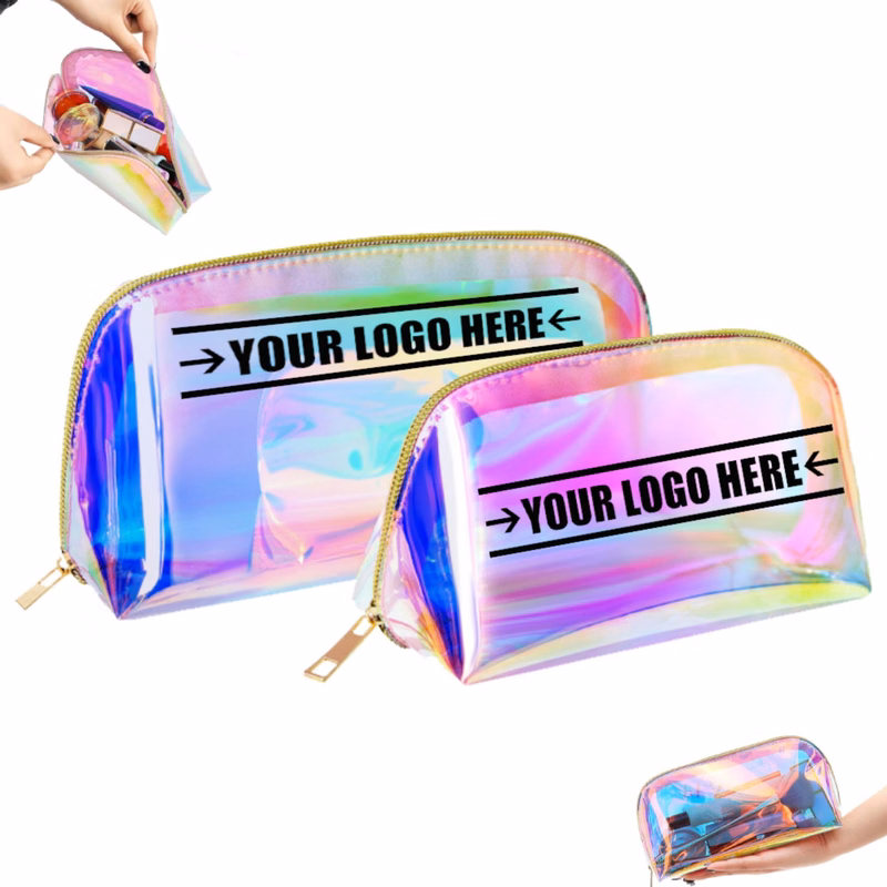 TPU Holographic Clear Cosmetic Bag
