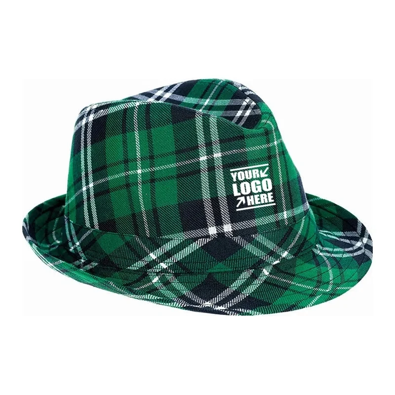 St.Patrick Day Fedora Hats for Men 1