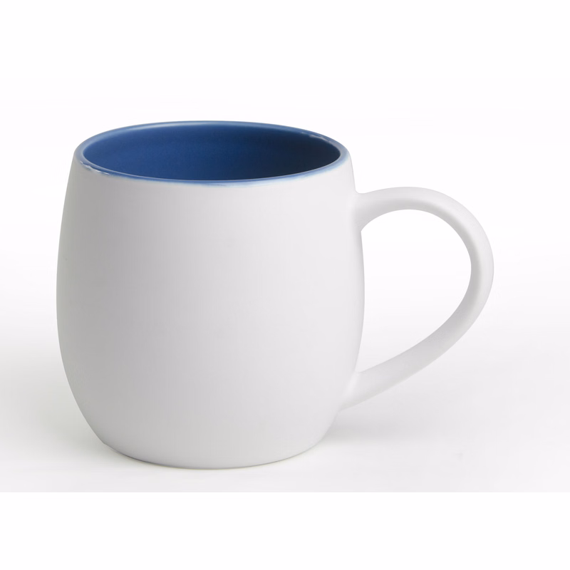 12 oz White Quartz Tea & Coffee Mug -Printed