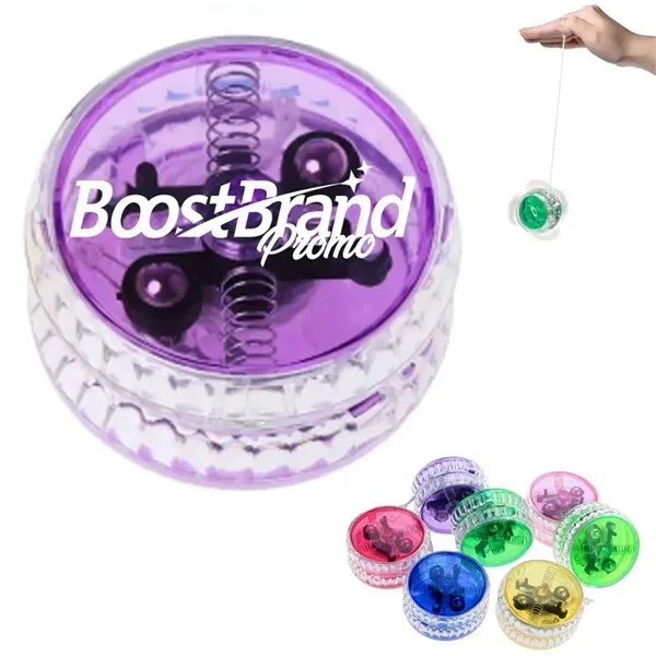 Custom Plastic LED Flashing Yo Yo with Automatic Light Up Effects — Parties & Events 1