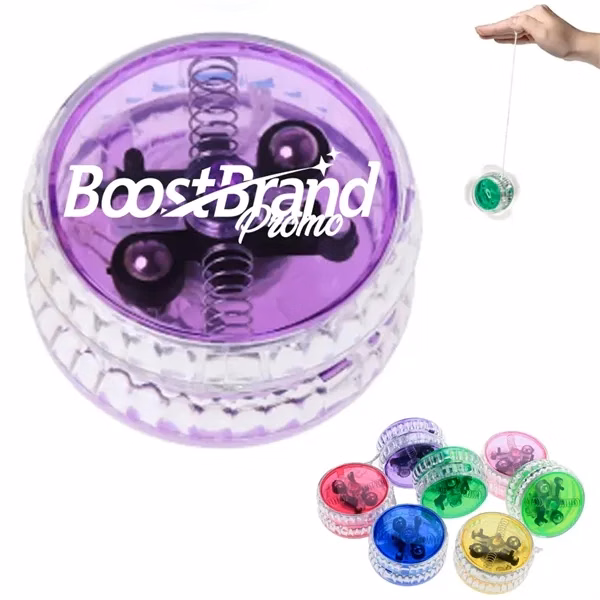 Custom Plastic LED Flashing Yo Yo with Automatic Light Up Effects — Parties & Events
