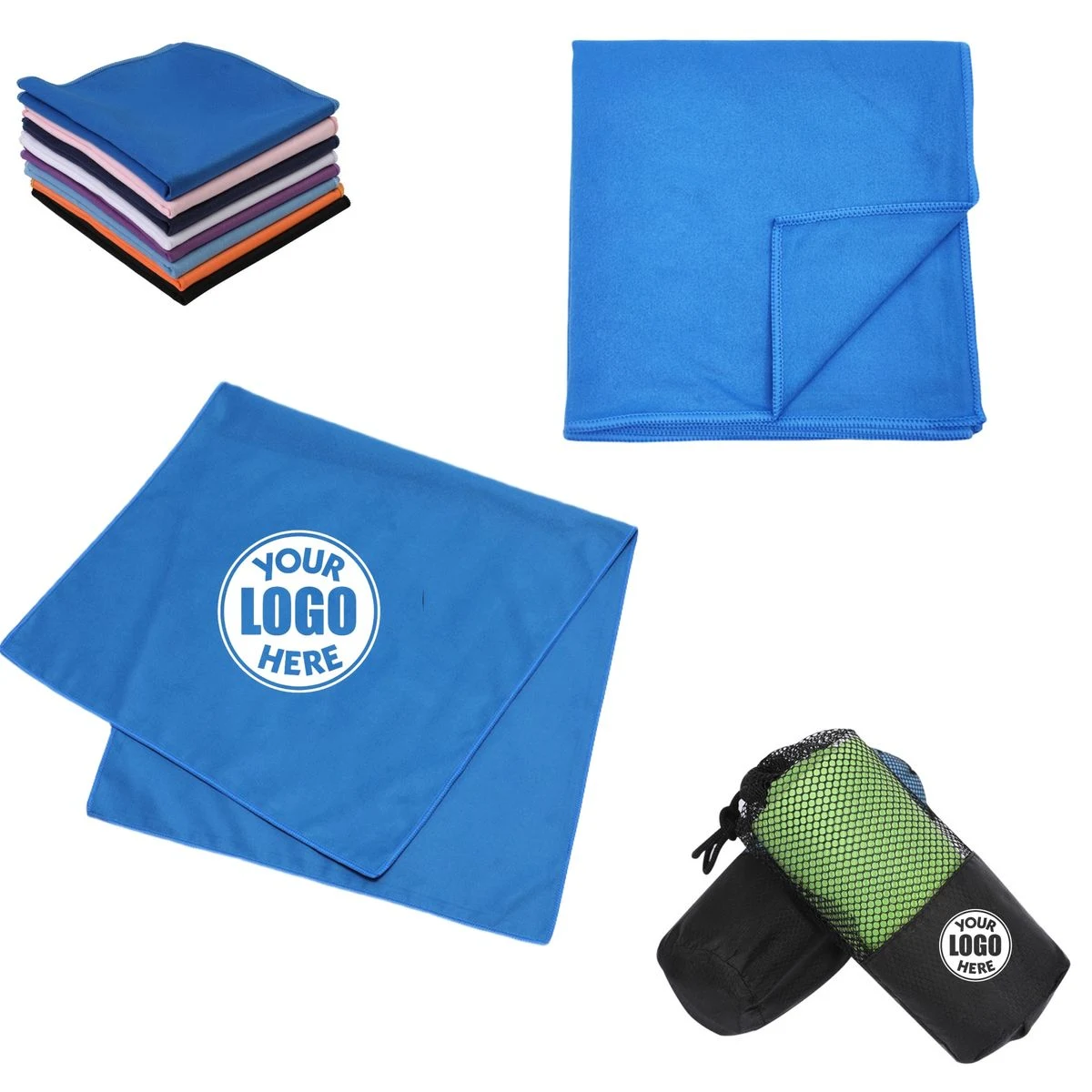 Absorbent Compact Travel Towel for Camping Gym Beach 1