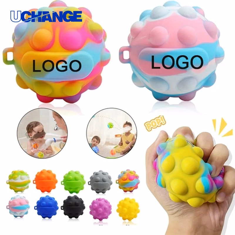 Push Pop Stress Reliever Ball Sensory Fidget