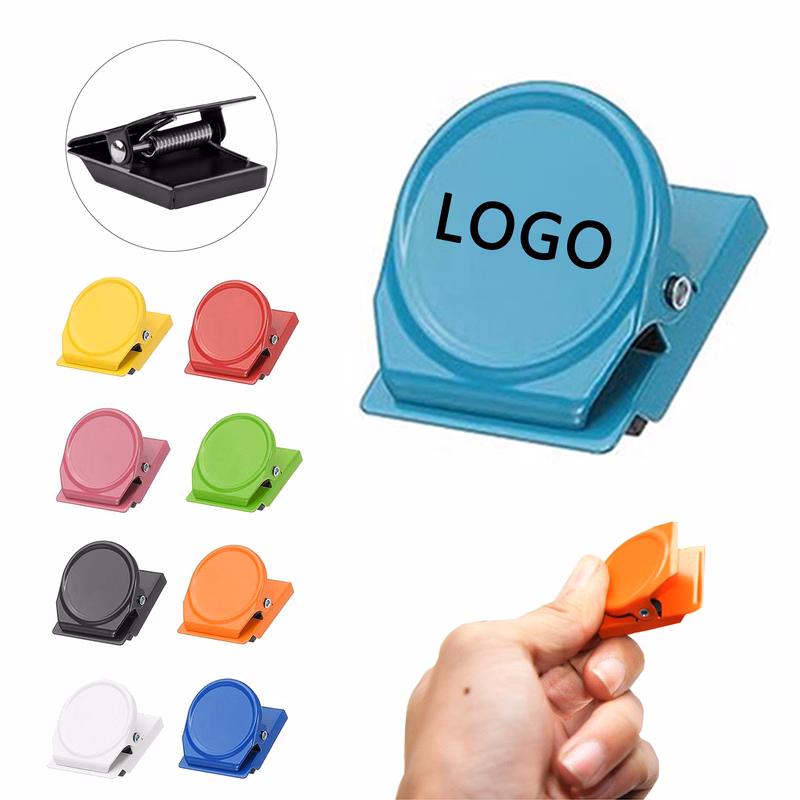 Candy Color Magnetic Metal Note Clip