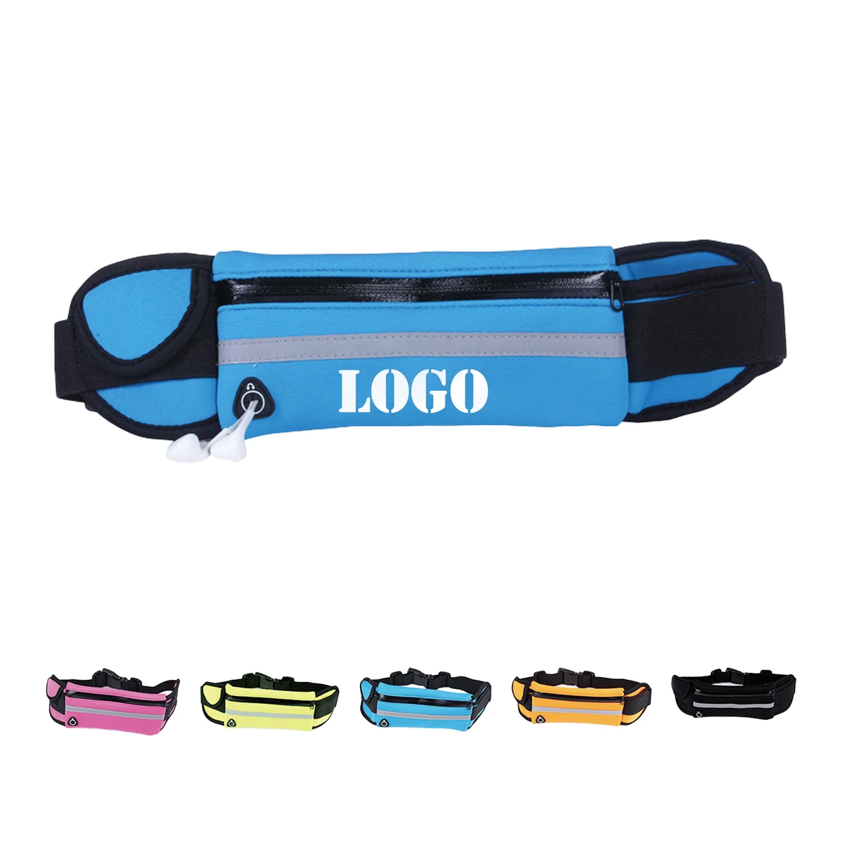 Sports Running Reflective Luminous Belt Waist Bag 1