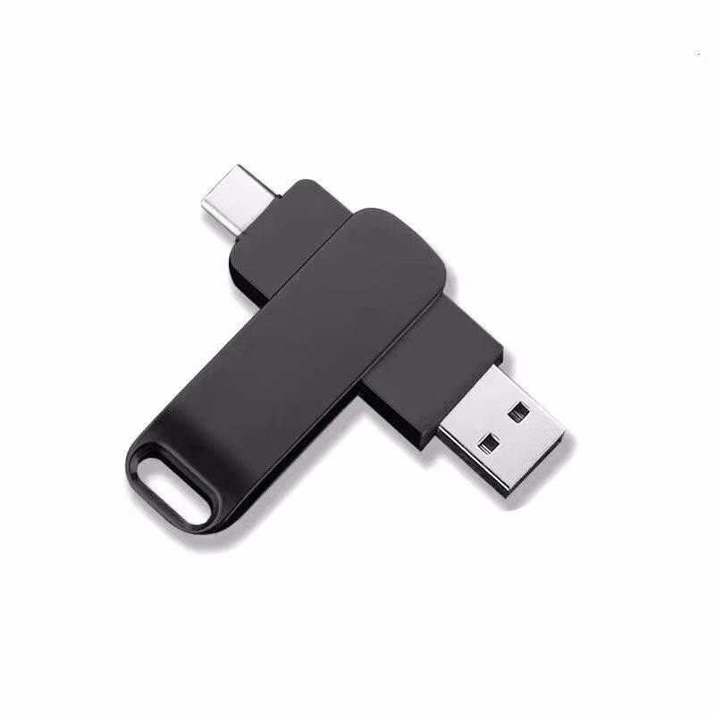 Two-in-One Metal Flash Drive