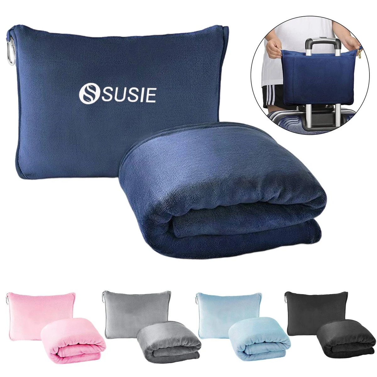 2-in-1 Travel Blanket and Pillow 1