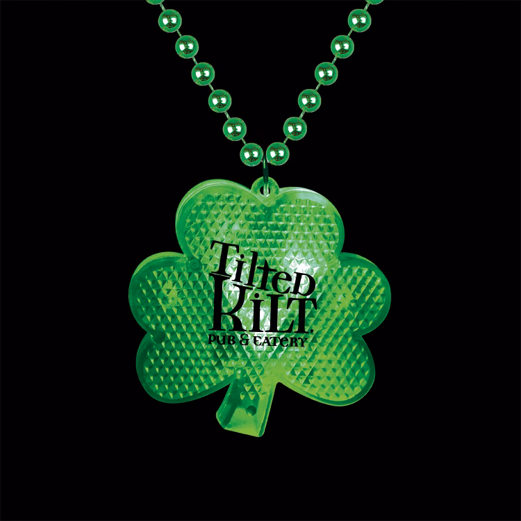 Light Up Shamrock Medallion Beads