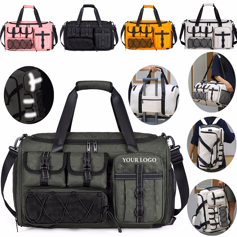 Workout Gym Backpack with Shoe Compartment Sports Duffel Bag