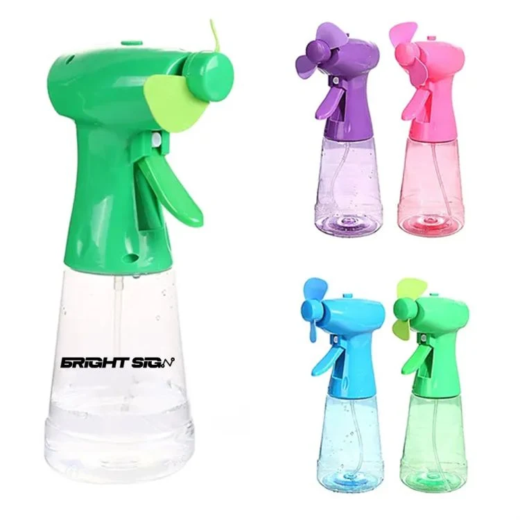 Handheld Spray Mist Cooling Fan 1