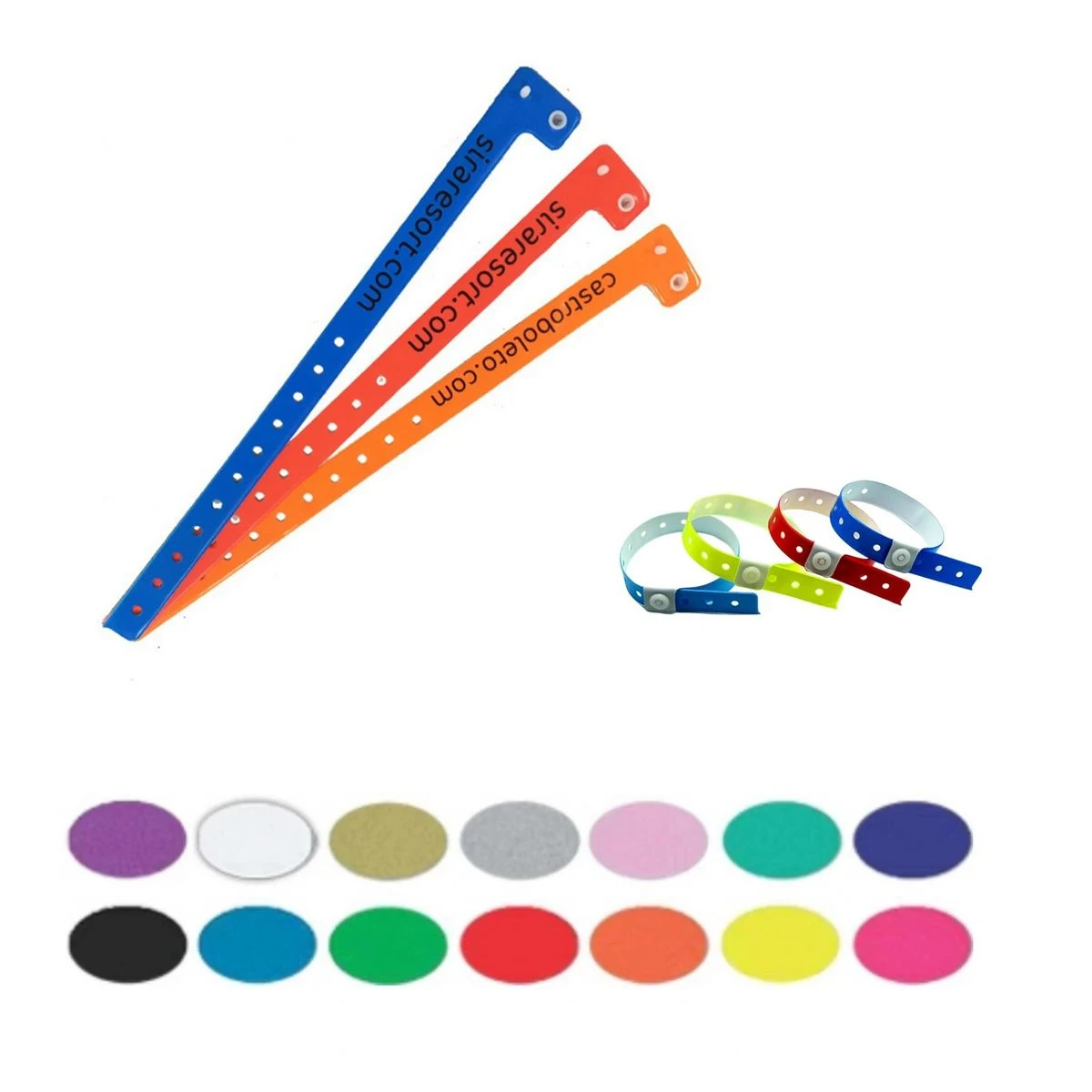 Disposable PVC Wristband Identification Bracelet 1