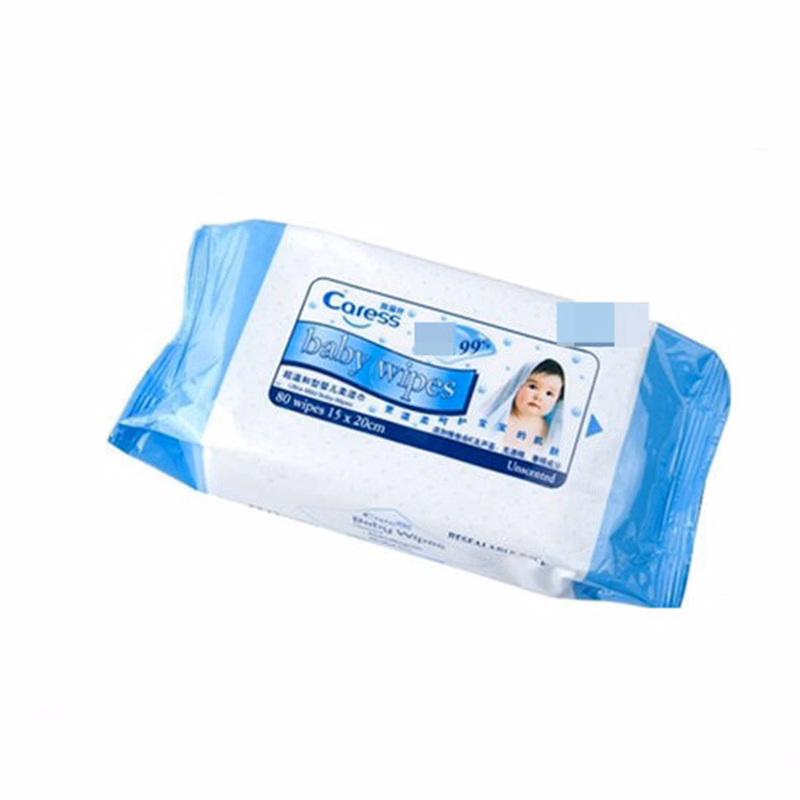 Wet Wipes Antibacterial with Custom Plastic
