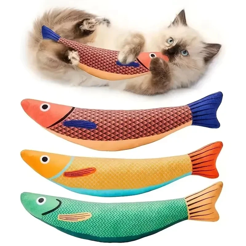 Fish Shaped Catnip Toys 1