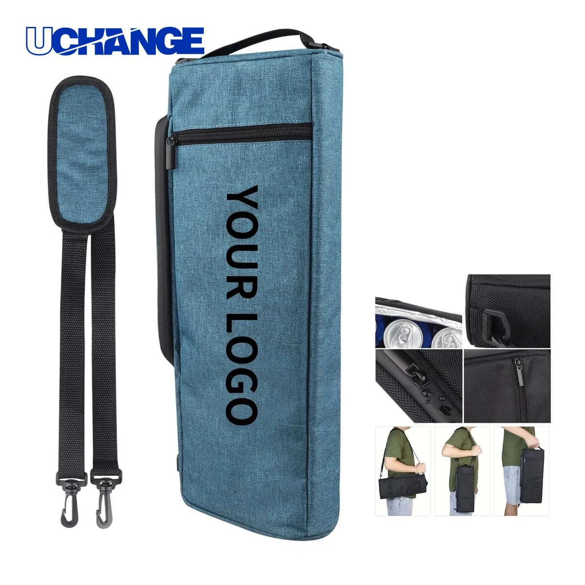 Portable Golf Cooler Bag with Zipper Closure 1