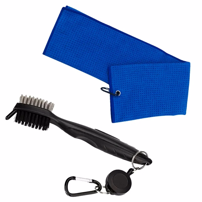 Microfiber Golf Towel Brush Tool Kit
