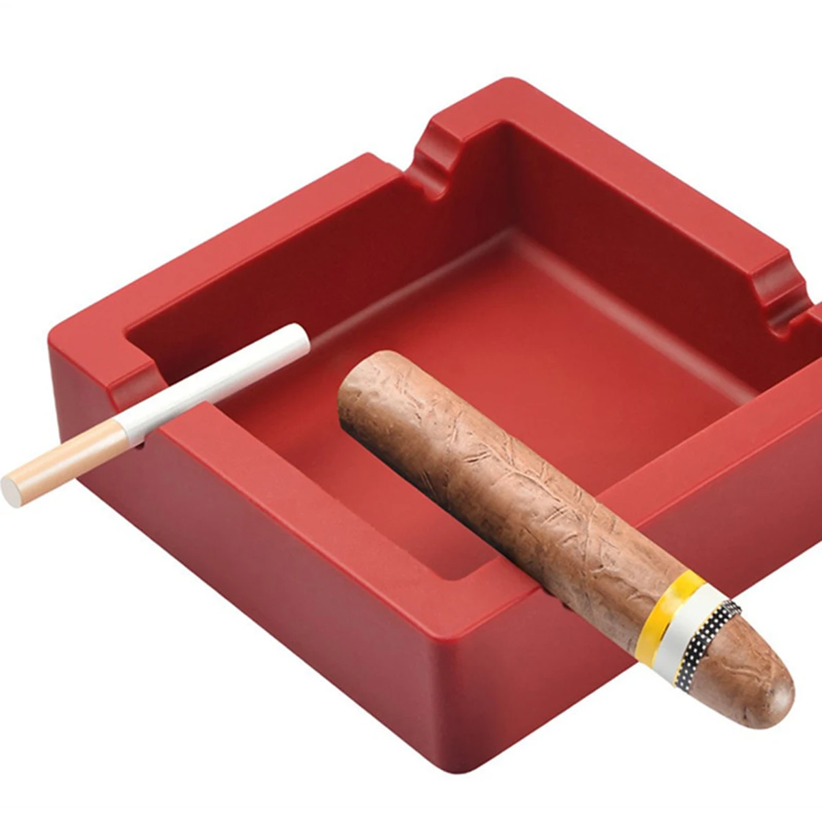 Durable Silicone Cigar and Cigarette Ashtray 1