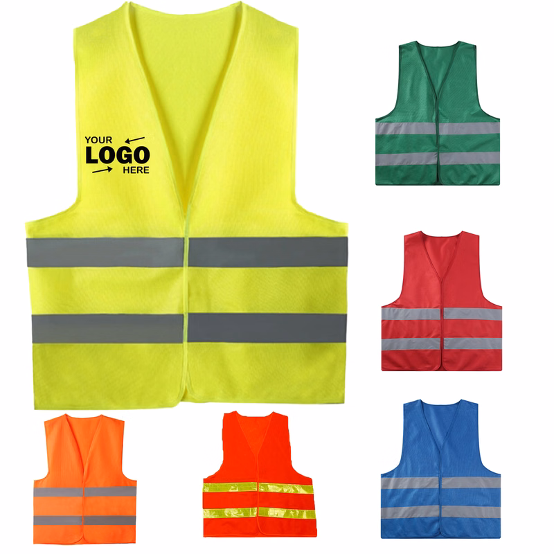 Multi Color Polyester Lightweight Reflective Safety Vest