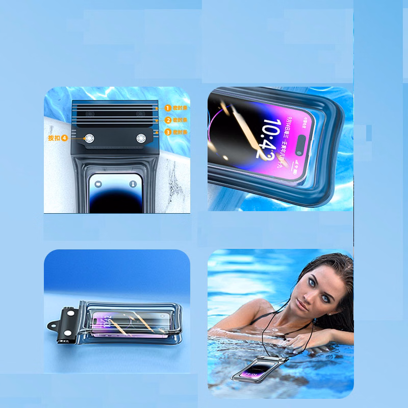 Triple Fold Waterproof Phone Case