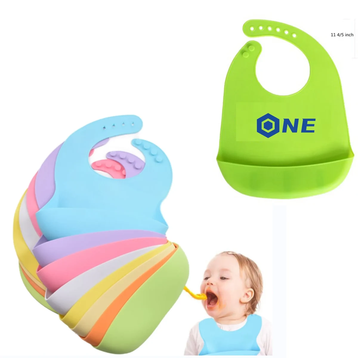 Silicone Baby Bib 1