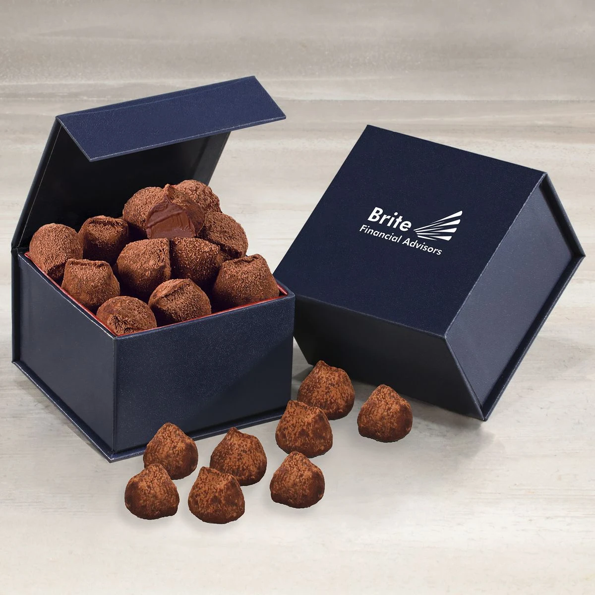 Magnetic Keepsake Box with Cocoa Dusted Truffles 1
