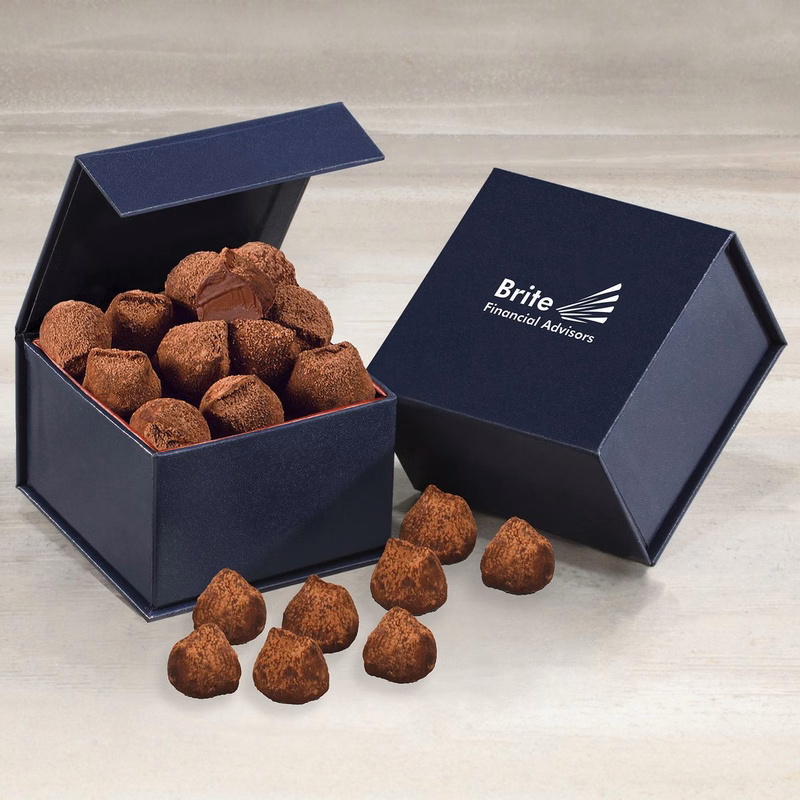 Magnetic Keepsake Box with Cocoa Dusted Truffles