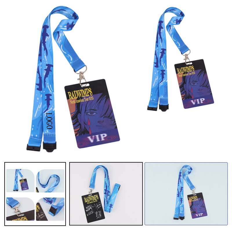 Polyester Work Permit Lanyard