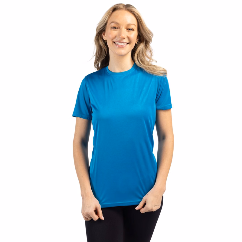 Clique Spin Solution-dyed Performance Jersey Womens Short Sleeve Tee