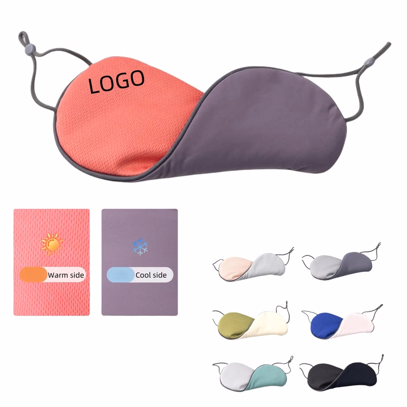 Adjustable Dual Sided Sleeping Eye Mask Warm And Cool
