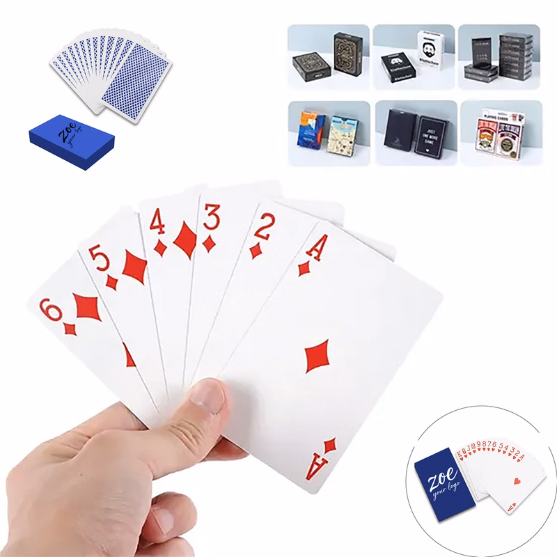 Promotional Full Color Customized Playing Poker Cards 54Pcs